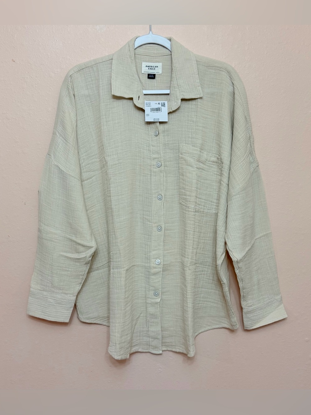 American Eagle Go Big Oversized Shirt